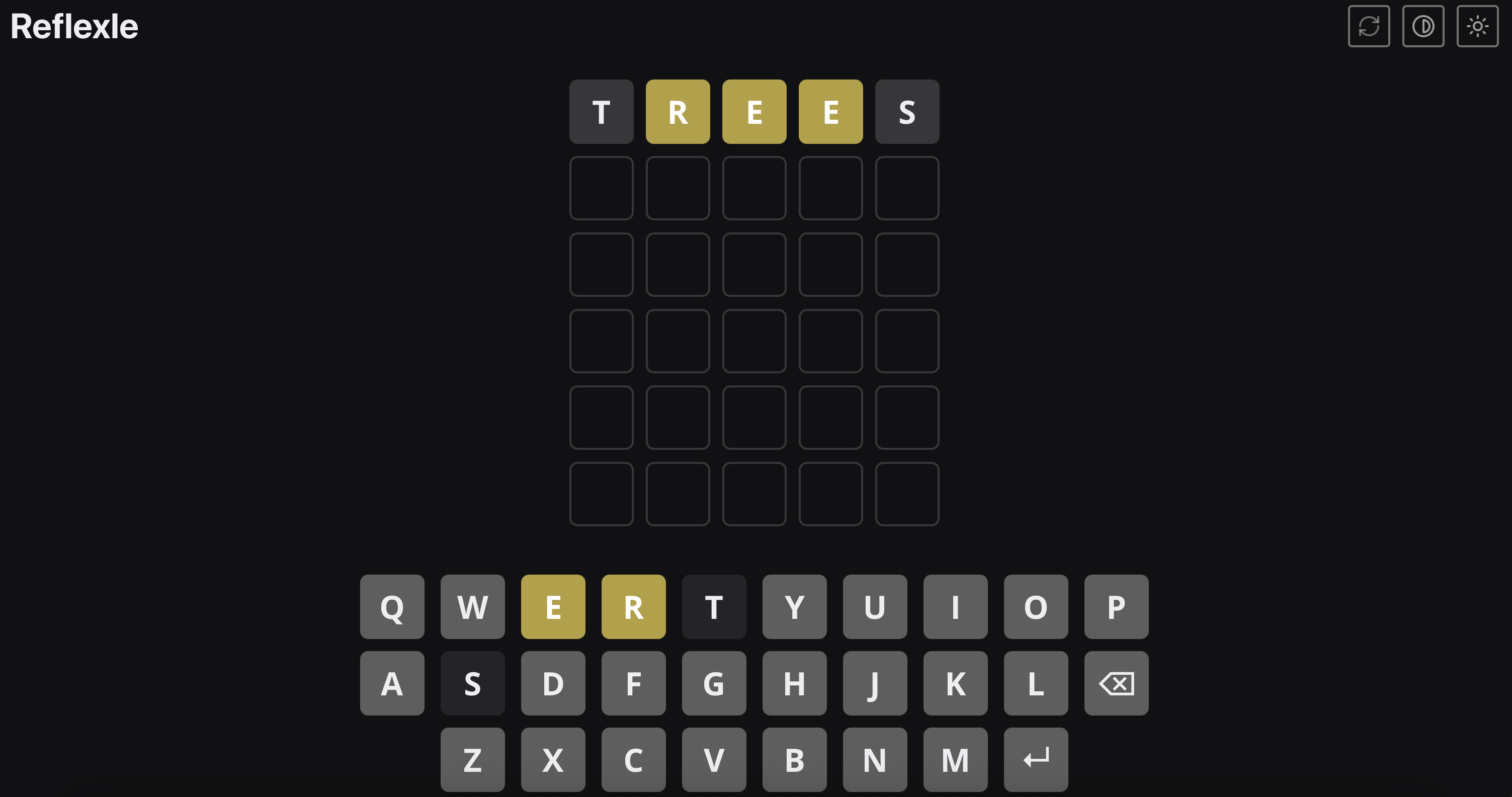 Screenshot of Reflexle